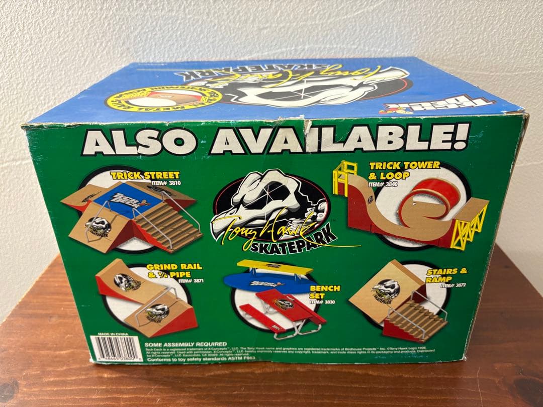 指スケ　Tech Deck テックデッキ　Vert Ramp ランプ セクション