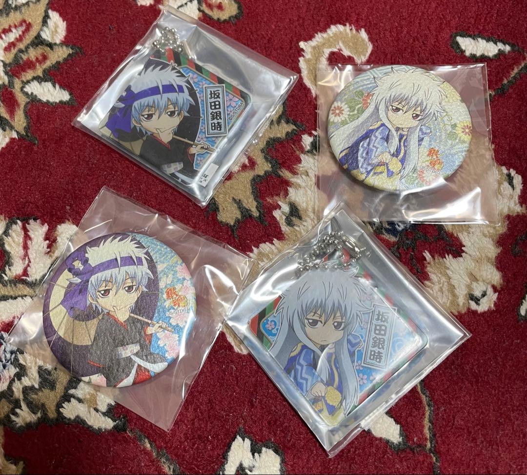 銀魂 坂田銀時 歌舞伎 缶バッジ ミニミラーチャーム