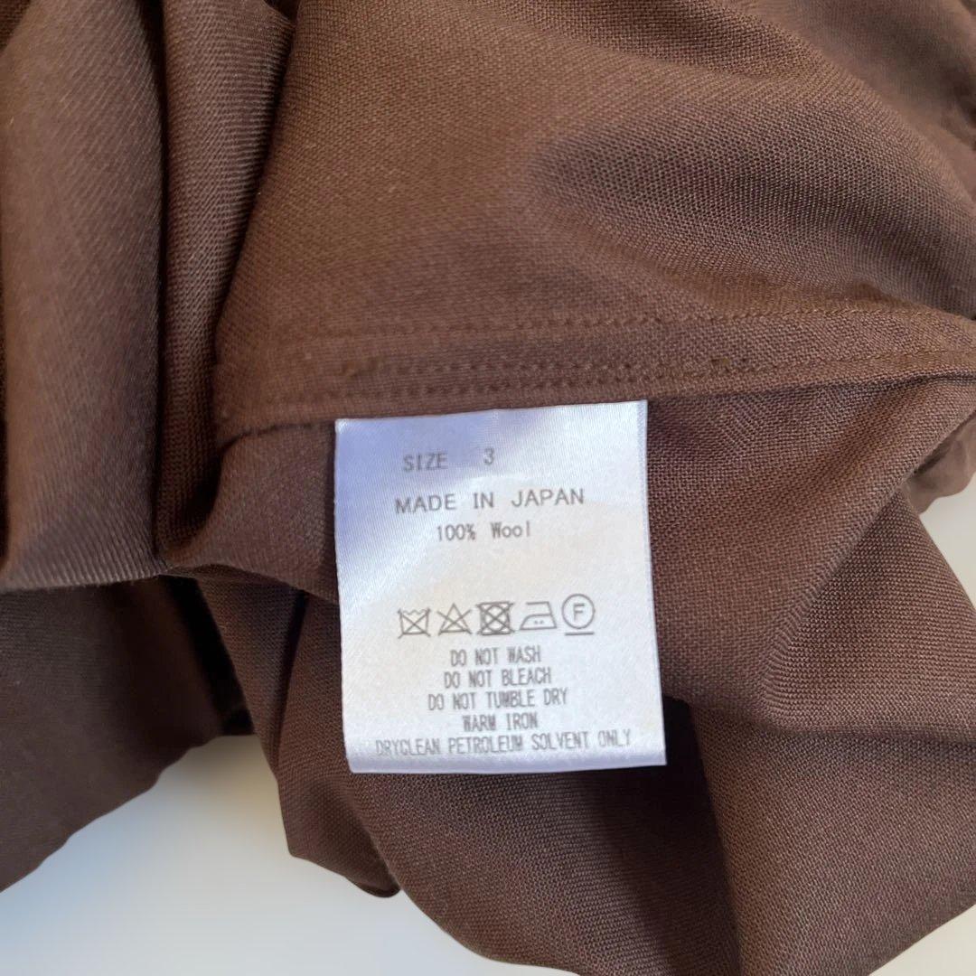 FLIGHT JACKET ORGANIC WOOL TROPICAL サイズ3