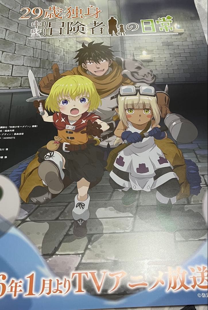 【非売品】29歳独身中堅冒険者の日常 公式 ポスター