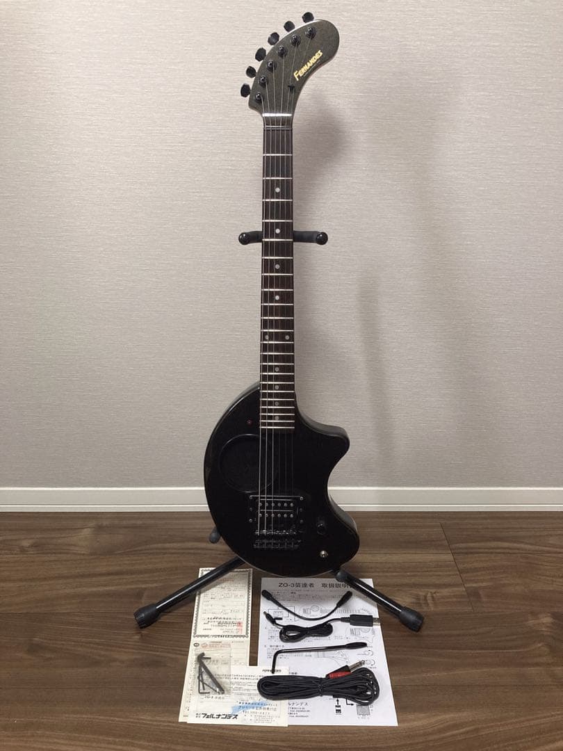 超美品 FERNANDES ZO-3 T 芸達者 黒 USBアダプター付き