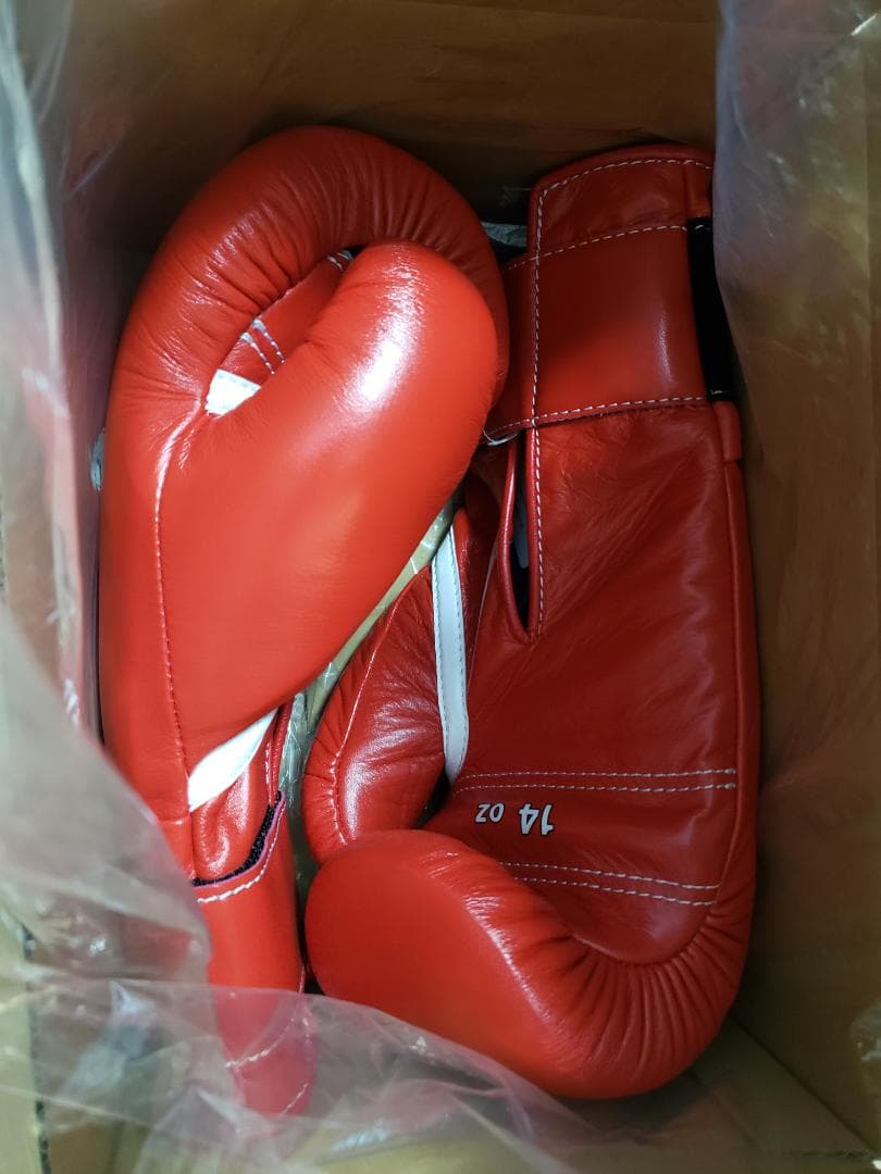 Winning MS-500B ボクシンググローブ 14 oz レッド 新品