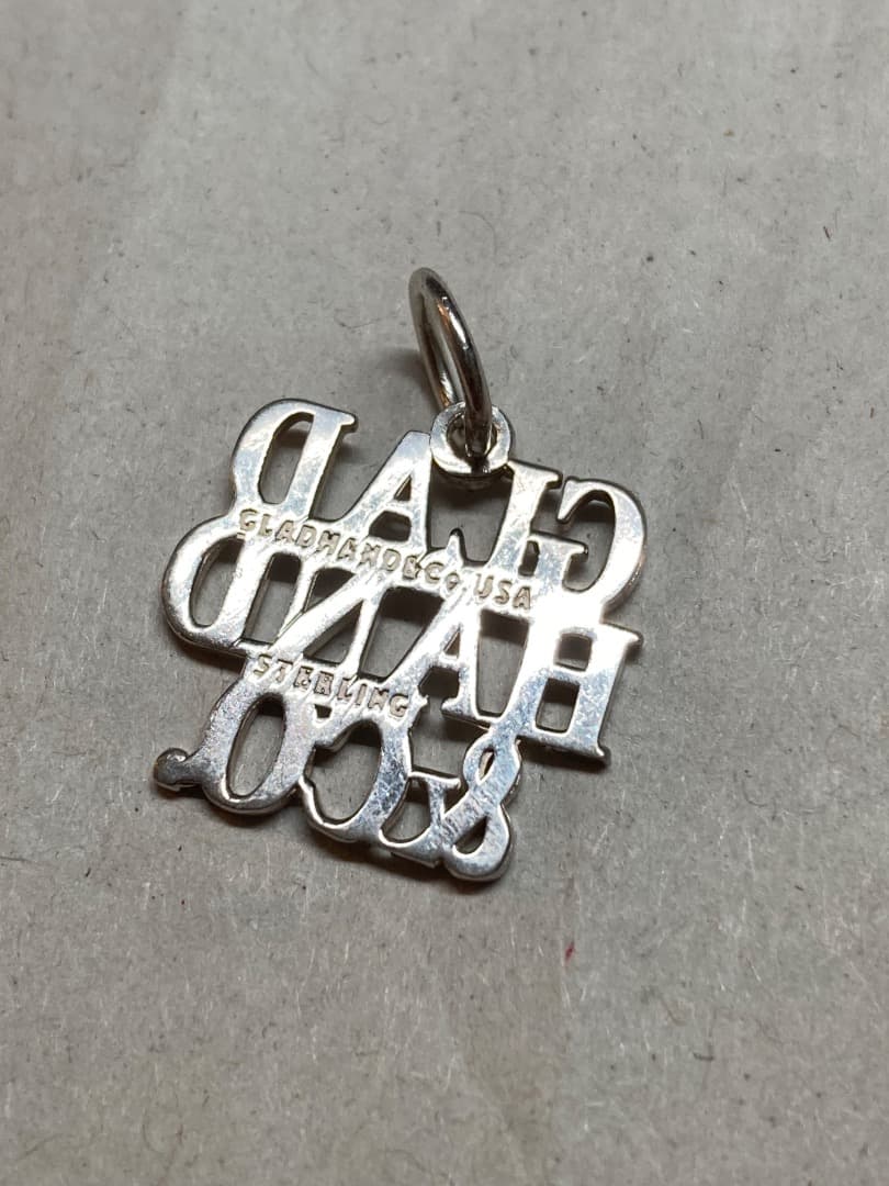 刻印 GLADHAND USA ロゴ ペンダント トップ sterling