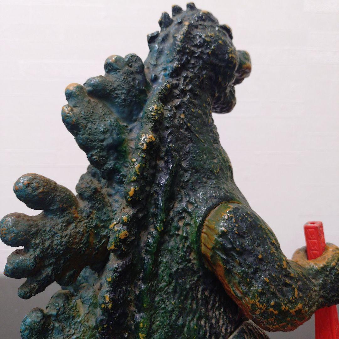 ブルマァク　ジャイアントゴジラ　当時物　ソフビ　版権シール付　ゴジラ