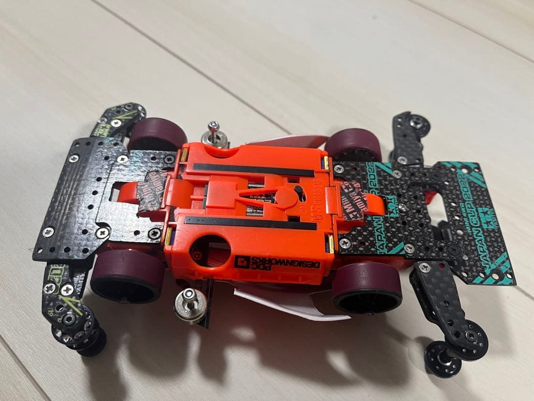 ミニ四駆MSフレキカスタムマシン （純正フルカーボン限定シャーシ）