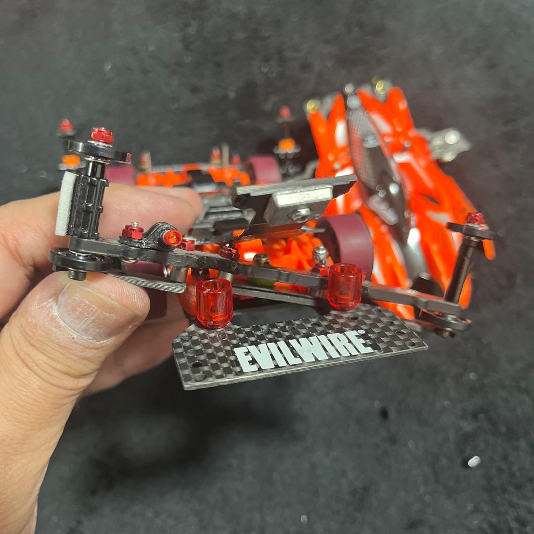 ミニ四駆MSフレキカスタムマシン （純正フルカーボン限定シャーシ）