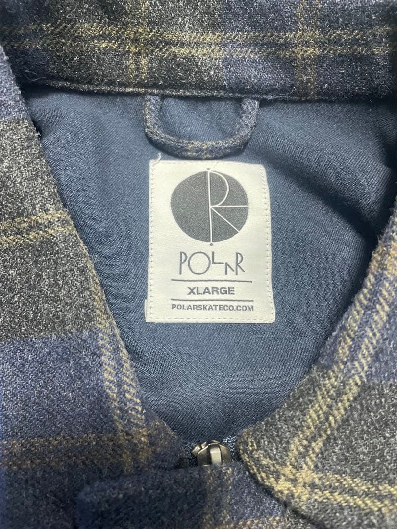 polar skate co. チェック ジャケット ブルゾン