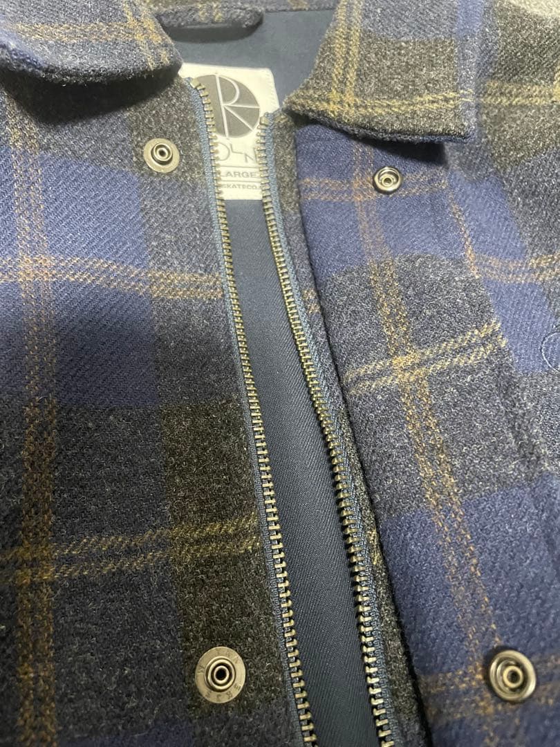 polar skate co. チェック ジャケット ブルゾン