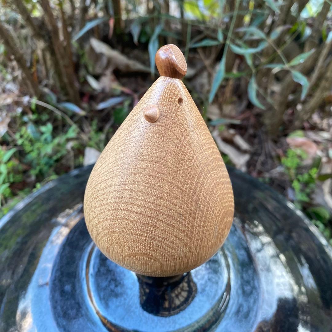 太田久幸 HISACRAFT 木製 動物 置物 ニワトリ 鶏