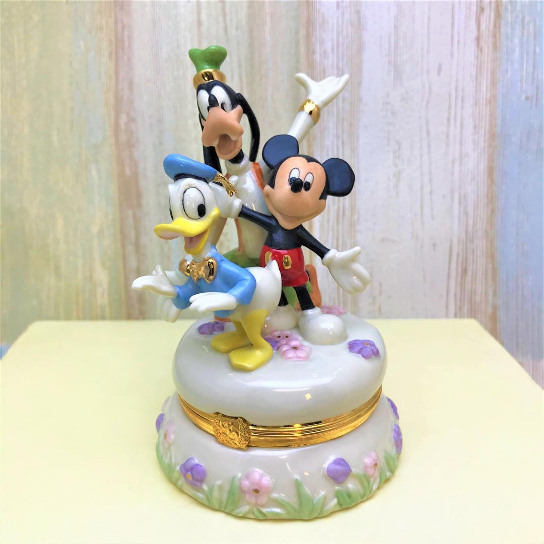 レア★ミッキーマウス ドナルドダック グーフィー ★レノックス LENOX