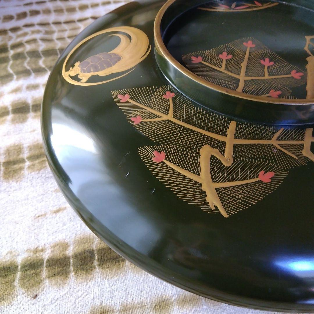 塗り 塗り物 古い大平椀 菓子鉢 大鉢