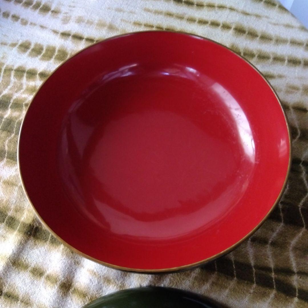 塗り 塗り物 古い大平椀 菓子鉢 大鉢