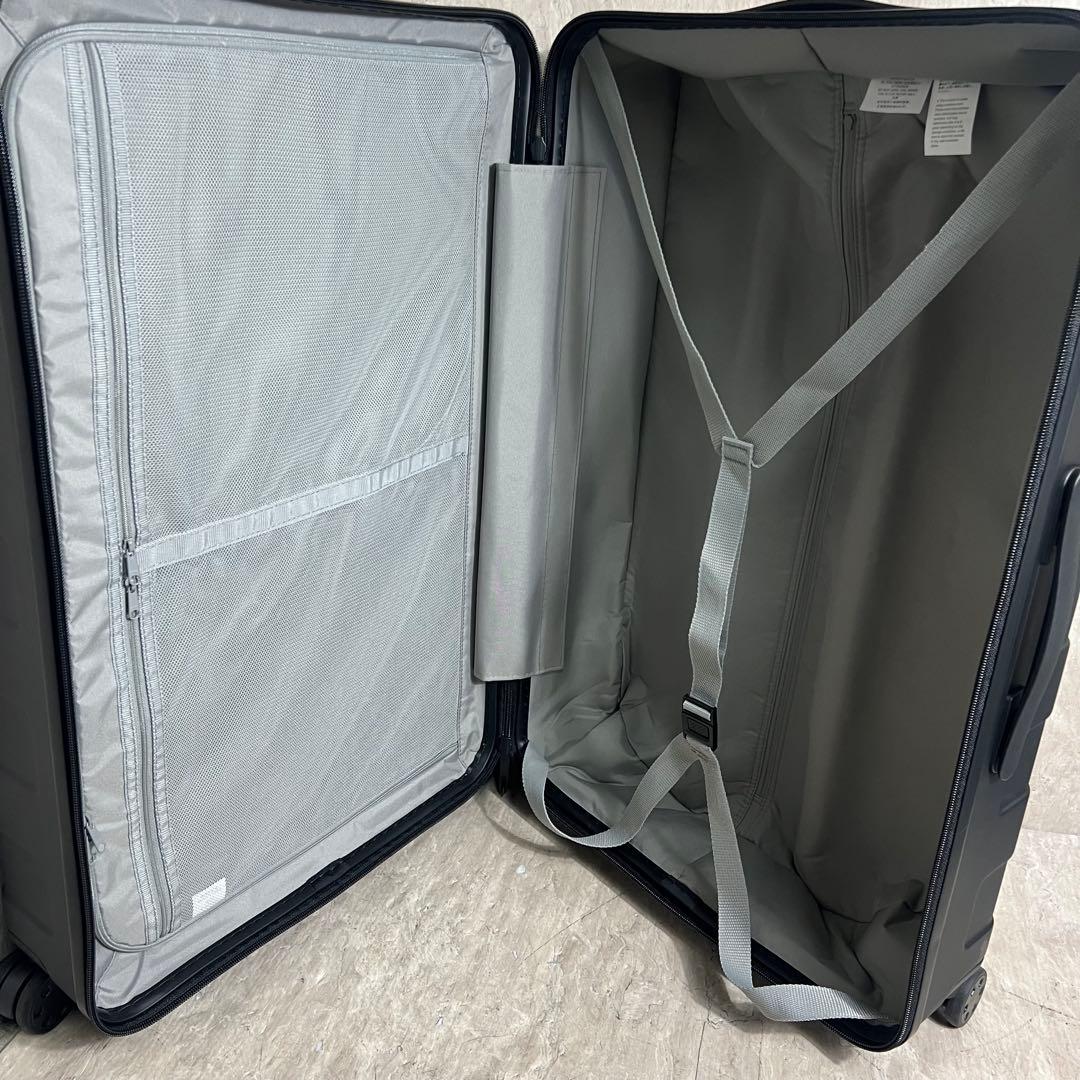 未使用に近い 無印良品 バーを自由に調節できる ハードキャリーケース 75L