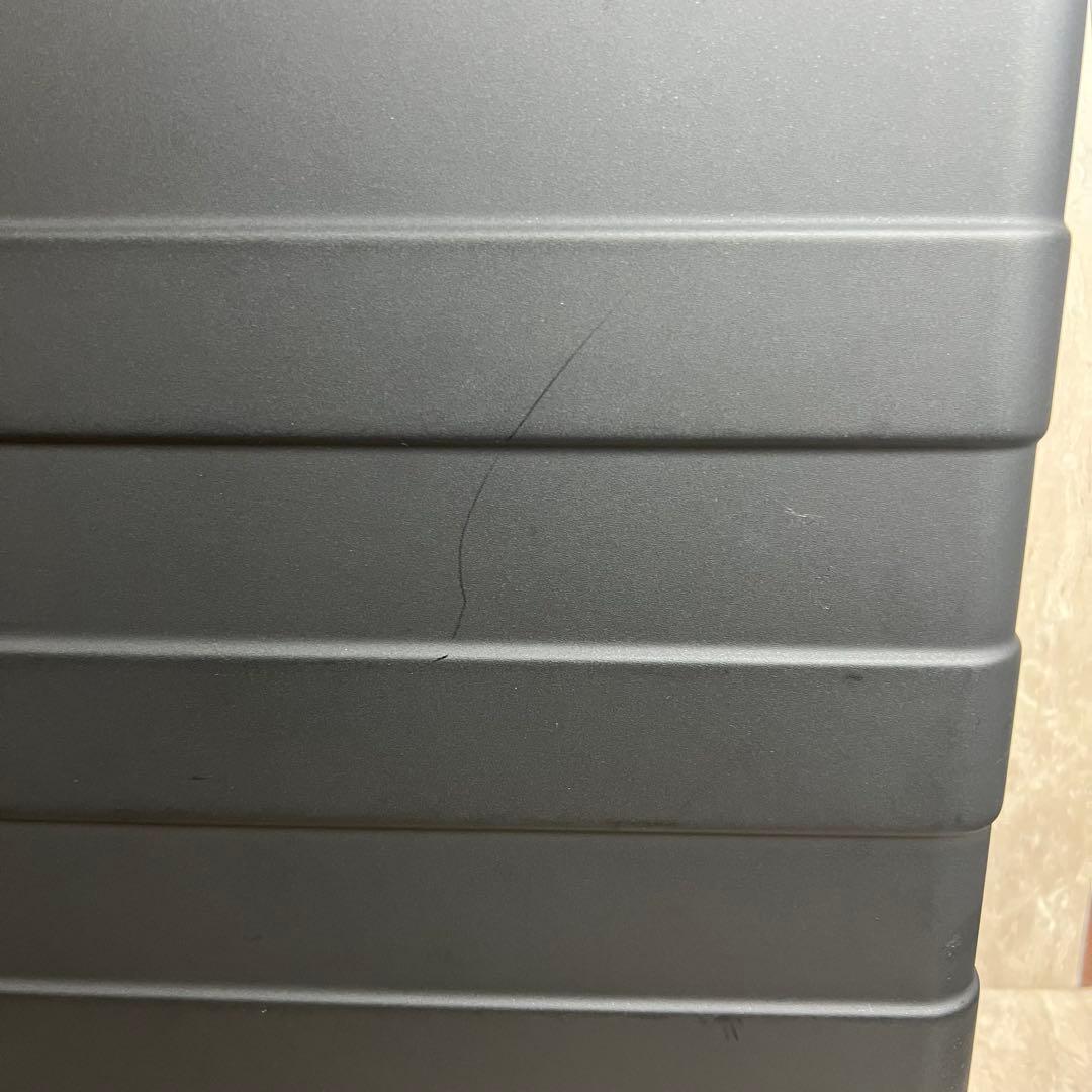 未使用に近い 無印良品 バーを自由に調節できる ハードキャリーケース 75L