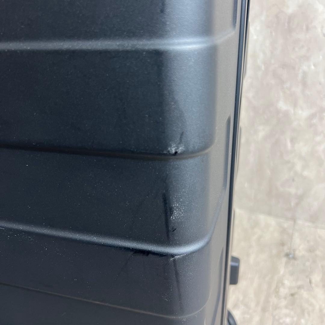 未使用に近い 無印良品 バーを自由に調節できる ハードキャリーケース 75L