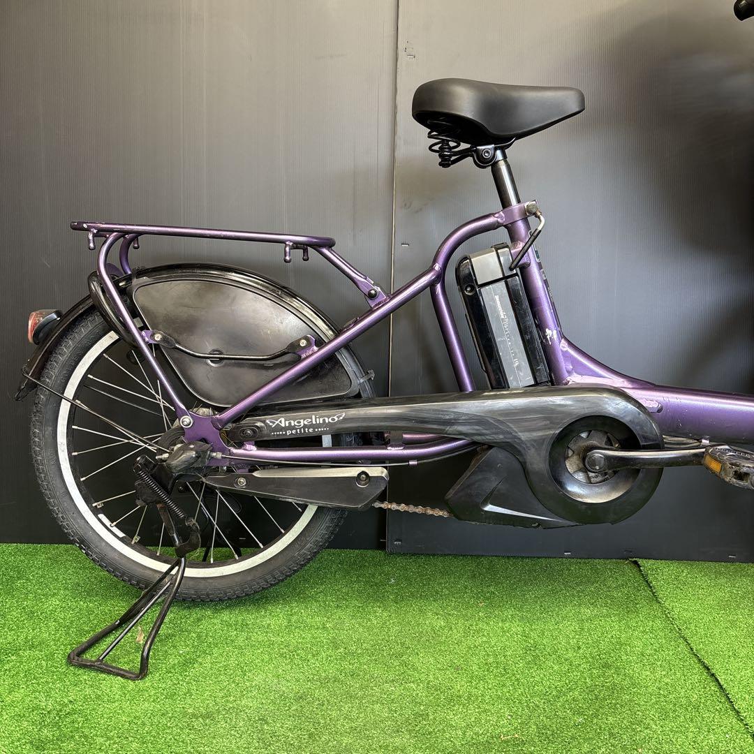 電動自転車 YAMAHA PAS kiss パープル 3人乗り対応　61