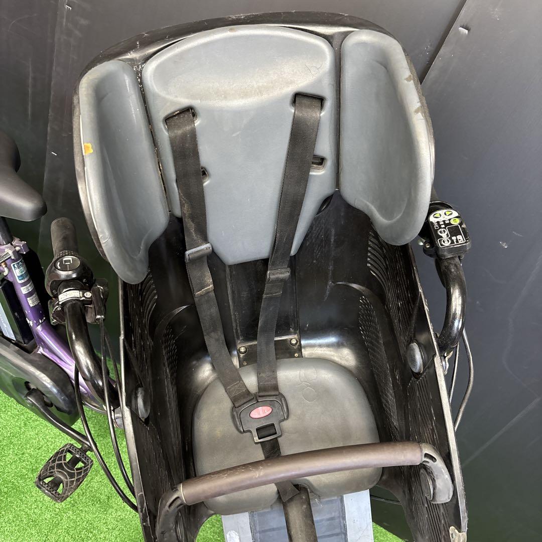 電動自転車 YAMAHA PAS kiss パープル 3人乗り対応　61