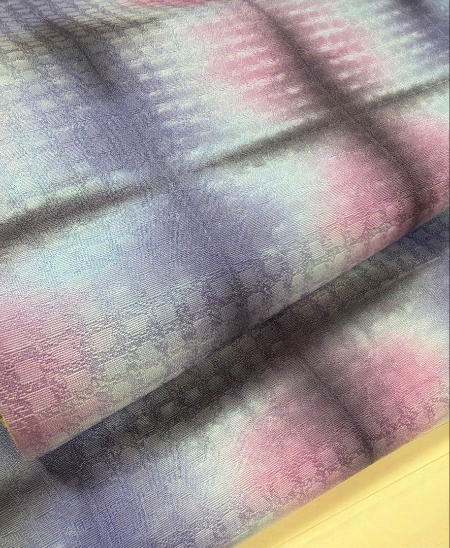 購入者　袋帯　正絹　板締め絞り　リバーシブル