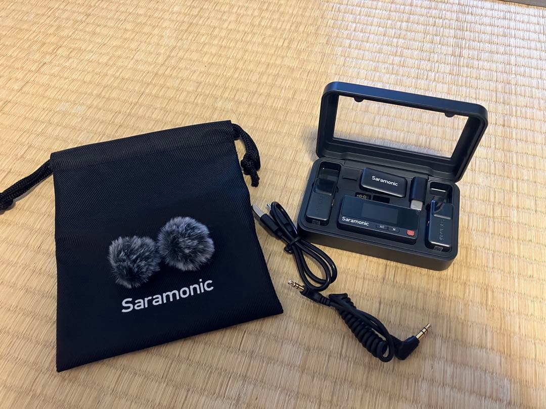 「ほぼ未使用」Saramonic Air-01 ワイヤレスピンマイク