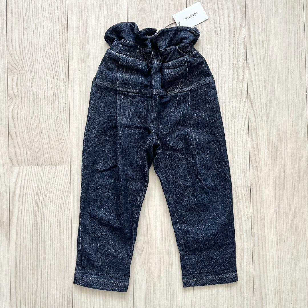 専用 タグ付き★HELLO LUPO ハイウエストデニム 6-7Y 120cm