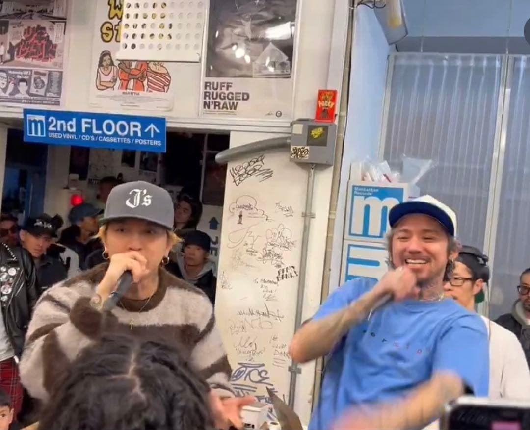 JSF x Manhattan Records CAP ステッカー　セット