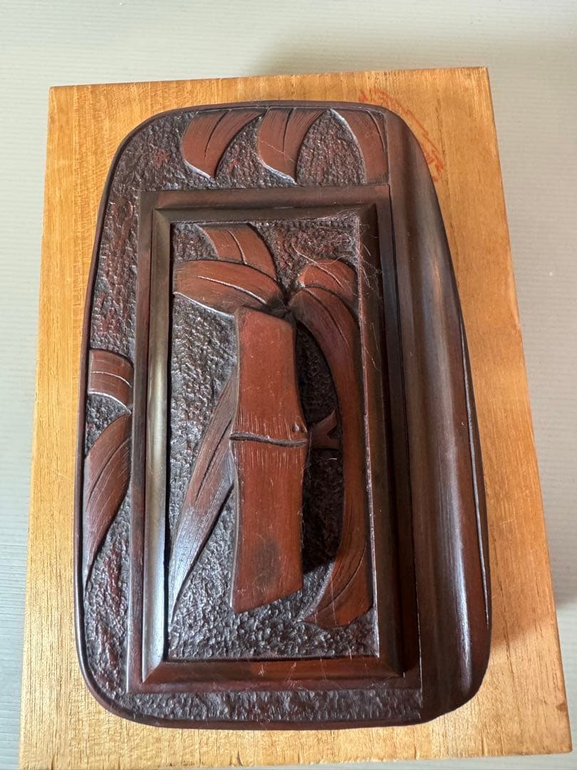 2798 書道 硯 赤間硯 龍泉堂　龍泉作　和硯 骨董 書道具　未使用