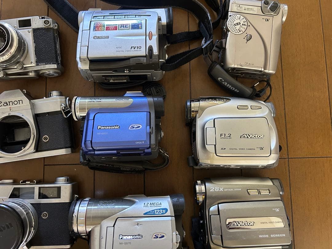 フィルムカメラ、デジタルビデオカメラ、デジカメ 20点 【ジャンク品】