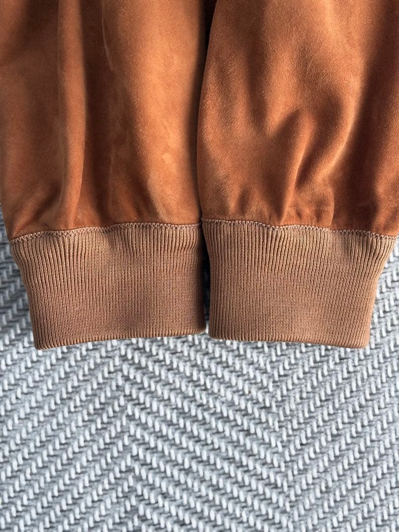 VALSTAR ゴートスエード ドライビングブルゾン　48