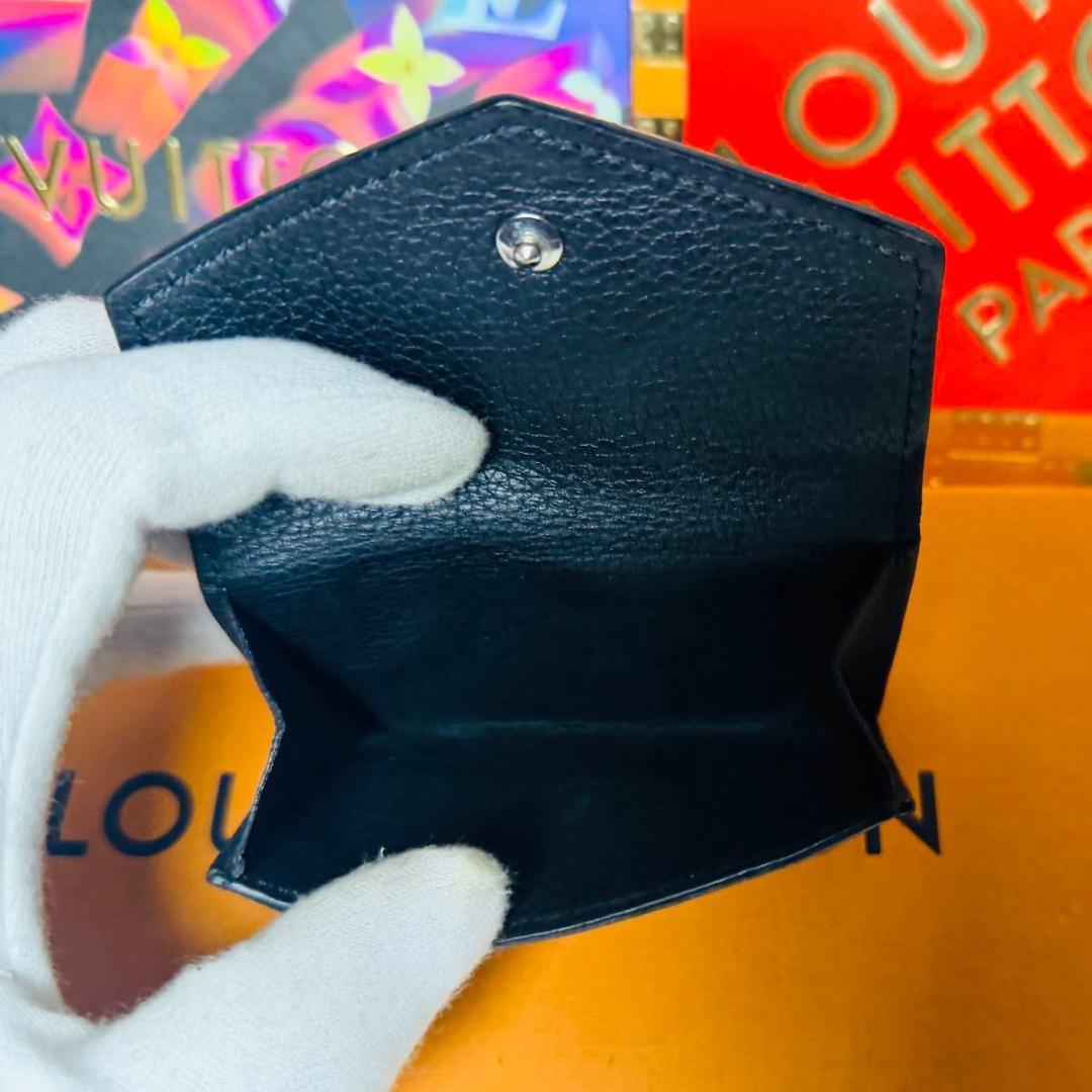 【セール中！】ルイヴィトン ポルトフォイユ・ロックミニ　三つ折り財布 ノワール