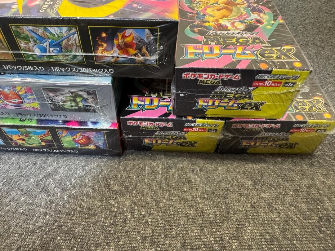 シュリンク有 MEGAドリームex 3BOX 他3BOX 計6BOX