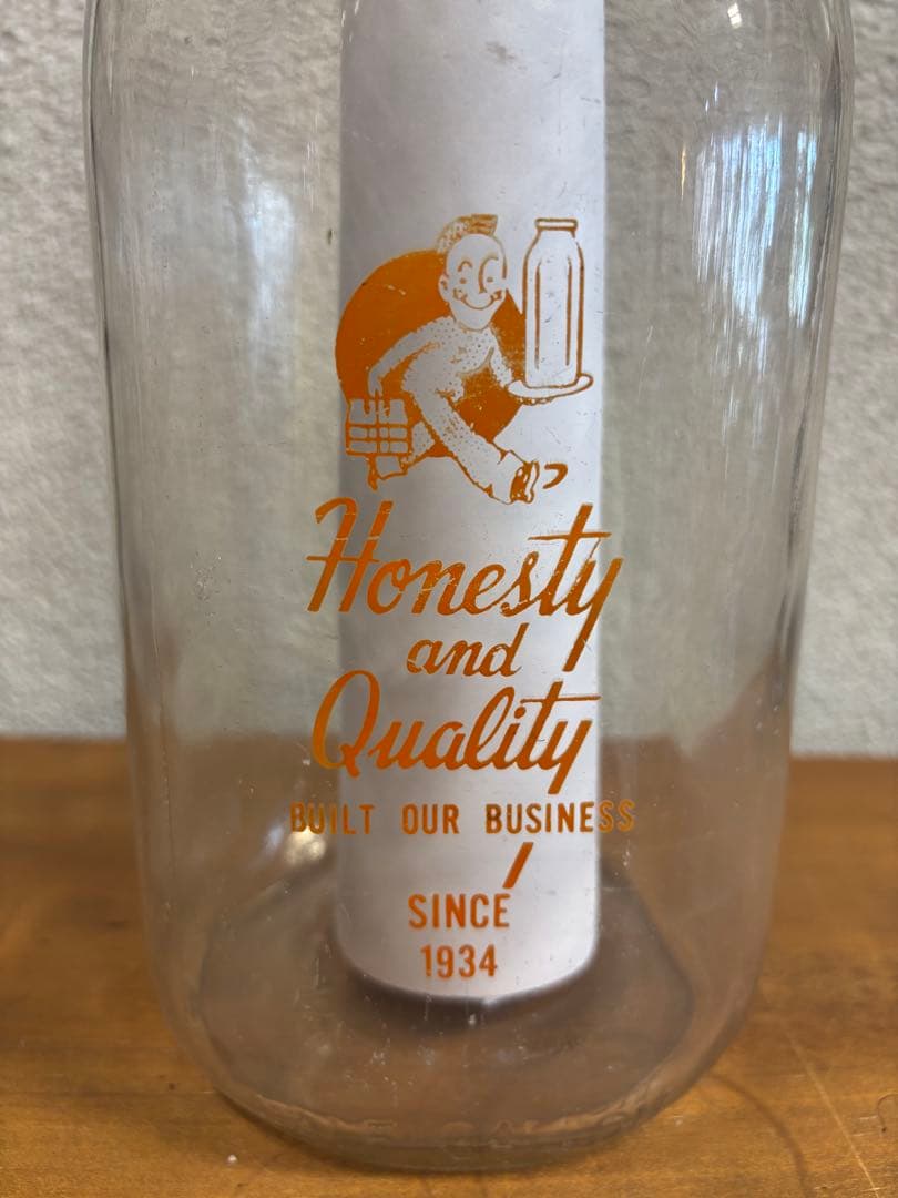 アンティーク ミルクボトル Stevenson Dairy Dane レア