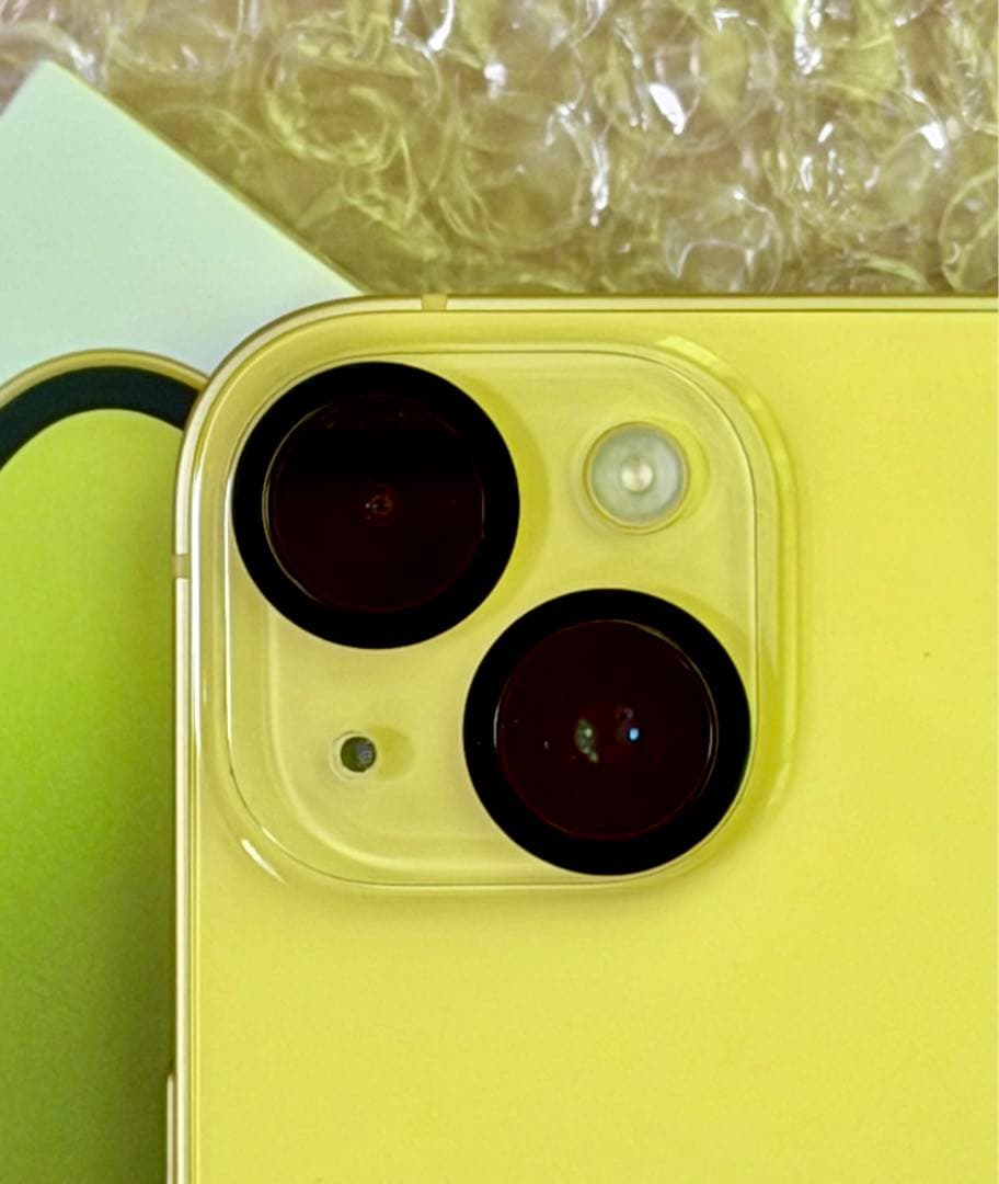 バッテリー最大容量100% 美品 iPhone 14 イエロー 128GB