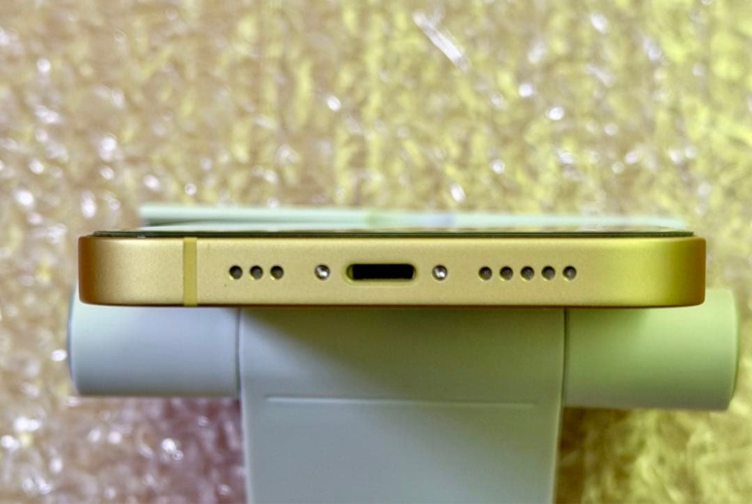 バッテリー最大容量100% 美品 iPhone 14 イエロー 128GB