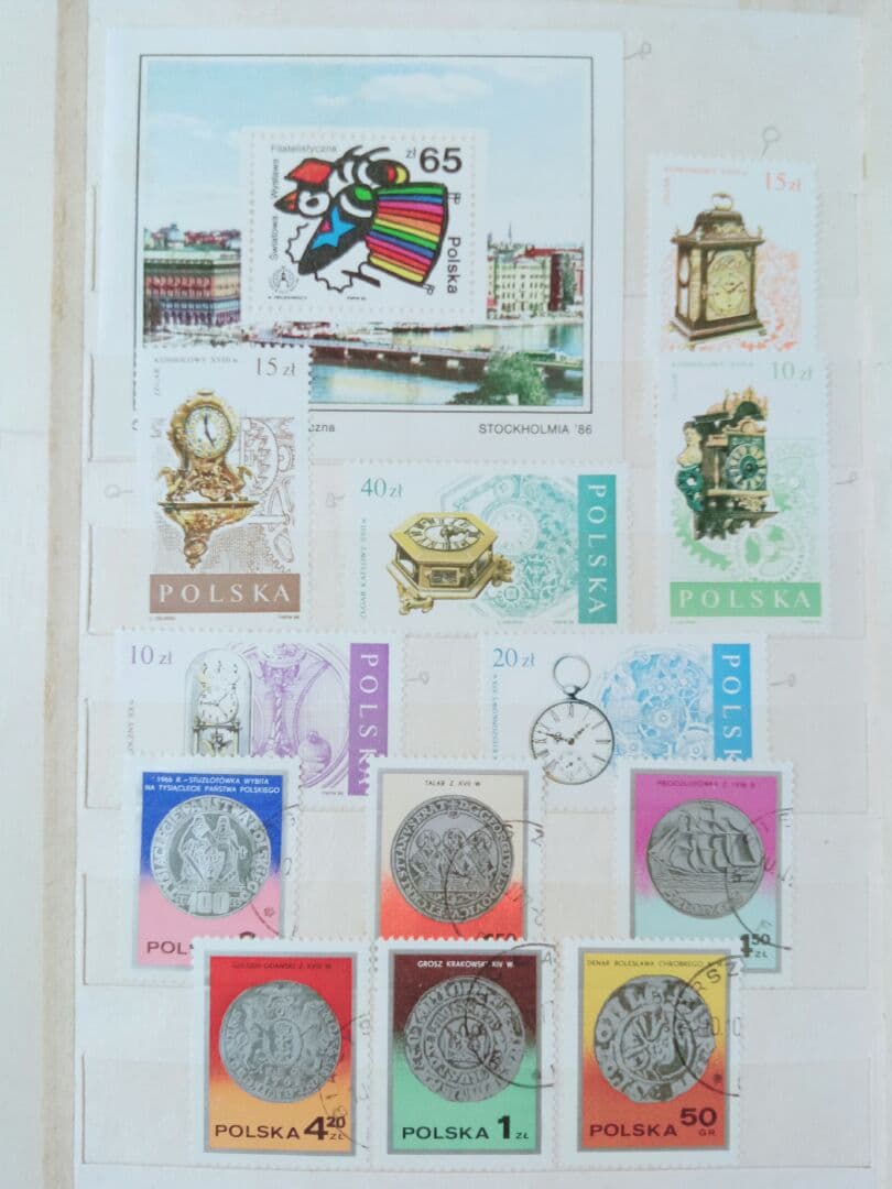 【送料無料】海外切手コレクション2冊 + 1シート + バラ複数枚