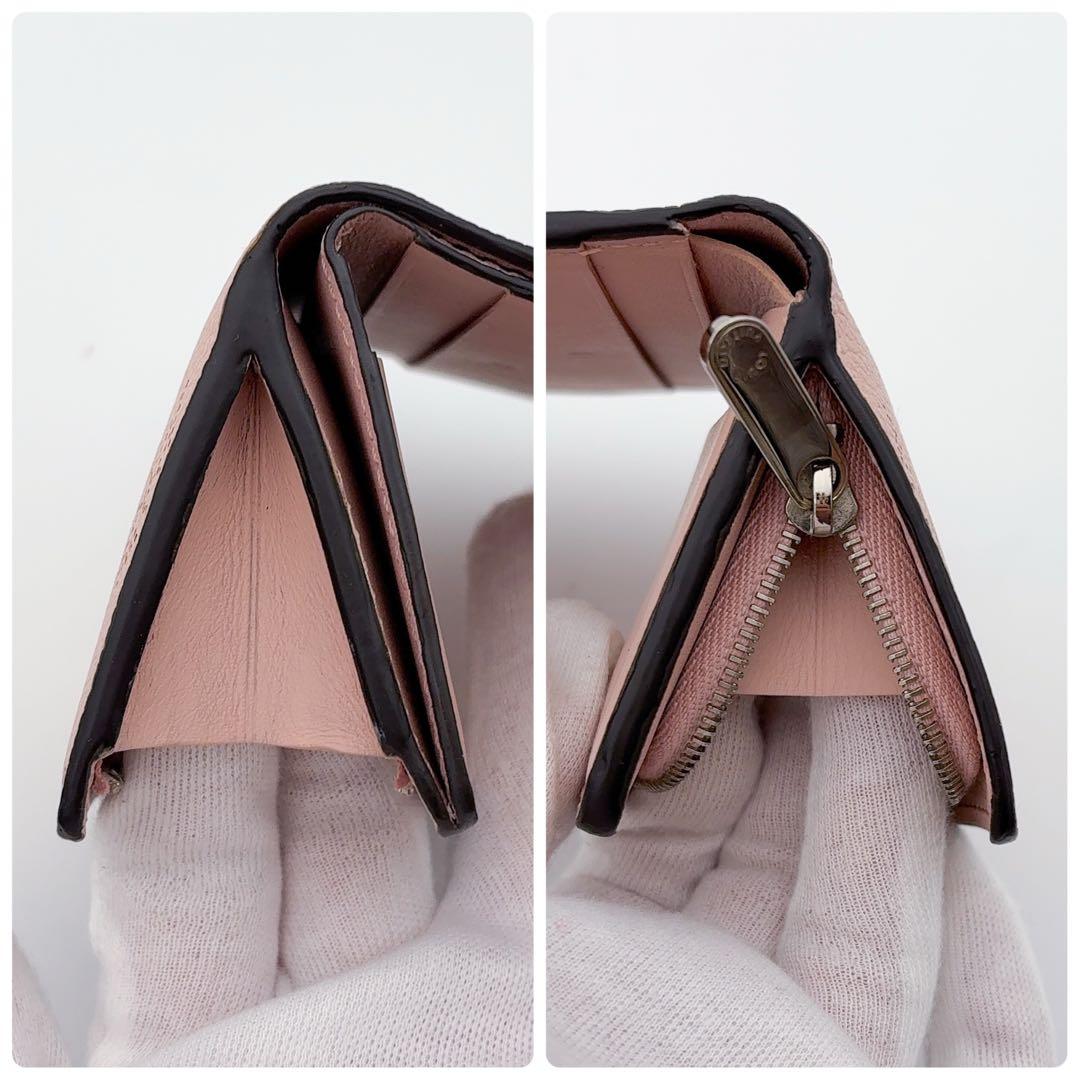 特上美品★ルイヴィトン マヒナ ポルトフォイユ イリス XS マグノリア ピンク