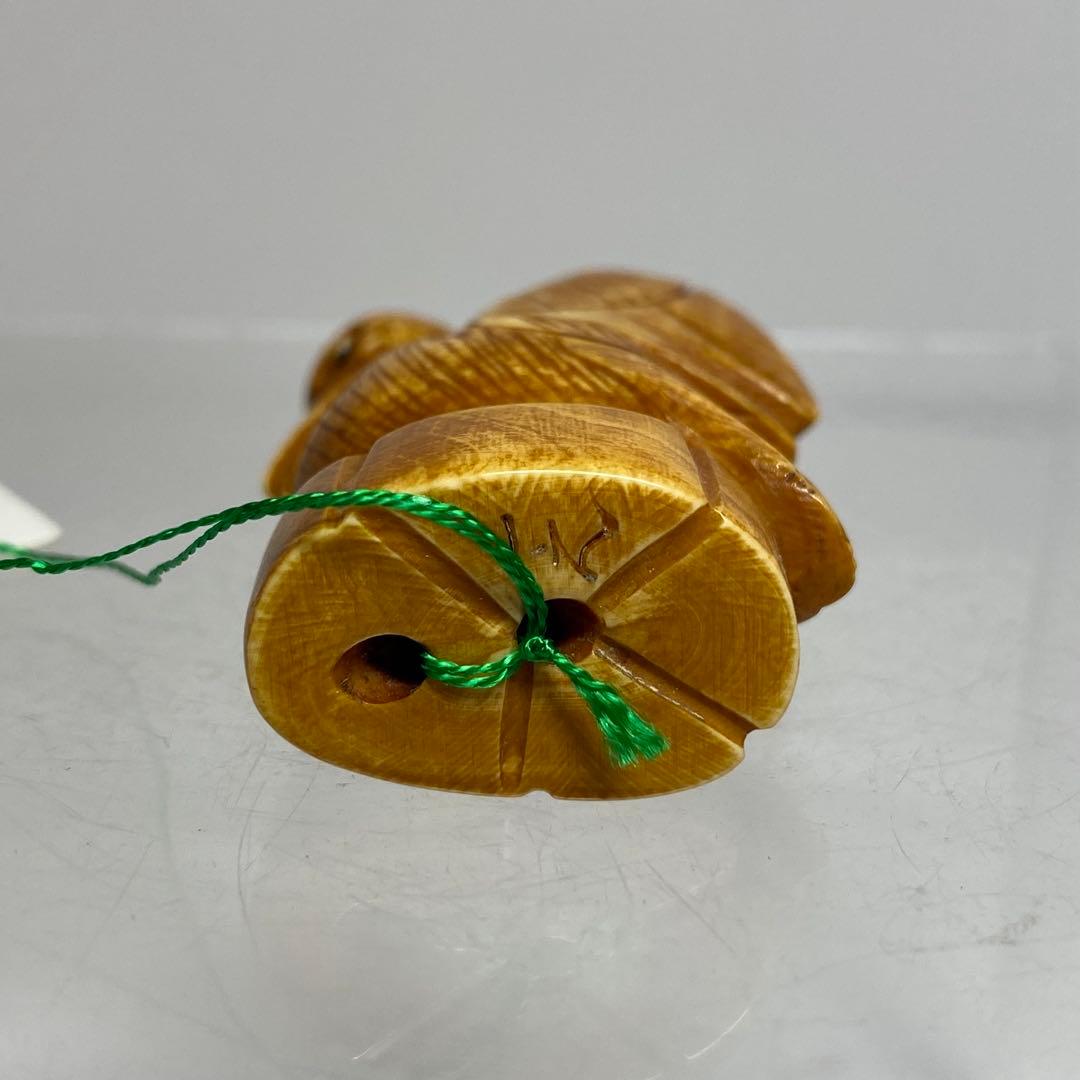 在銘　極上　鳥　根付　24g タサチ　東さ7-0916☆2F