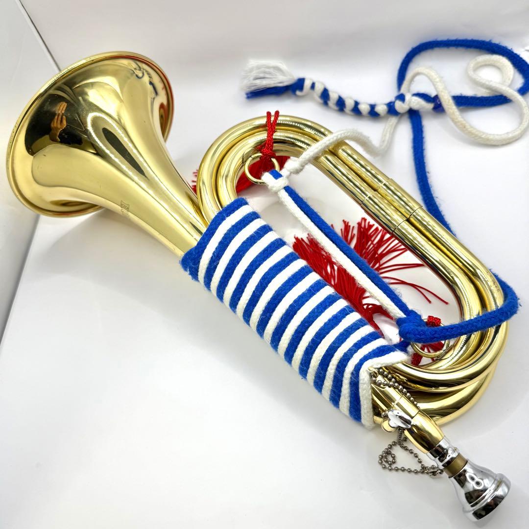 HOLST ホルスト 浜松まつりラッパ 信号ラッパ 3つ巻き ゴールド 金3連