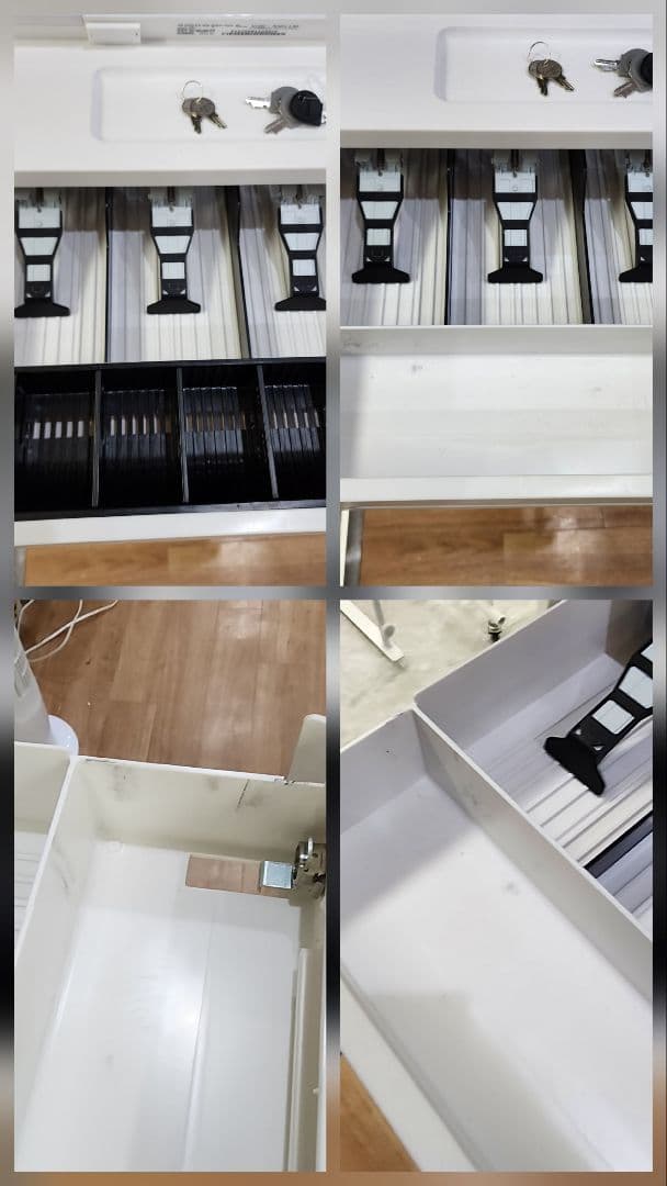 CASIO SR-S200-EX-WE レジスター ホワイト 美品 ロール5巻付