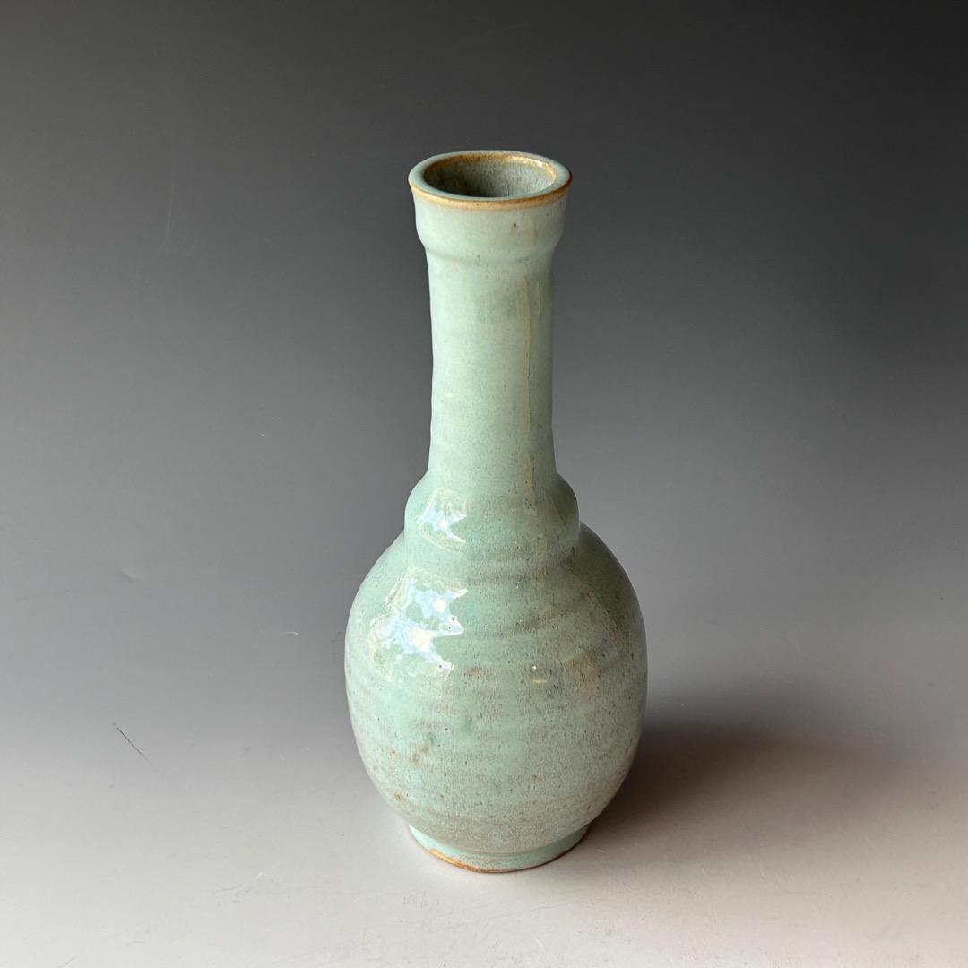 茶道具　松坂萬古　花入　表千家　堀内宗完書付　茶会　花器　花活　床の間　稽古