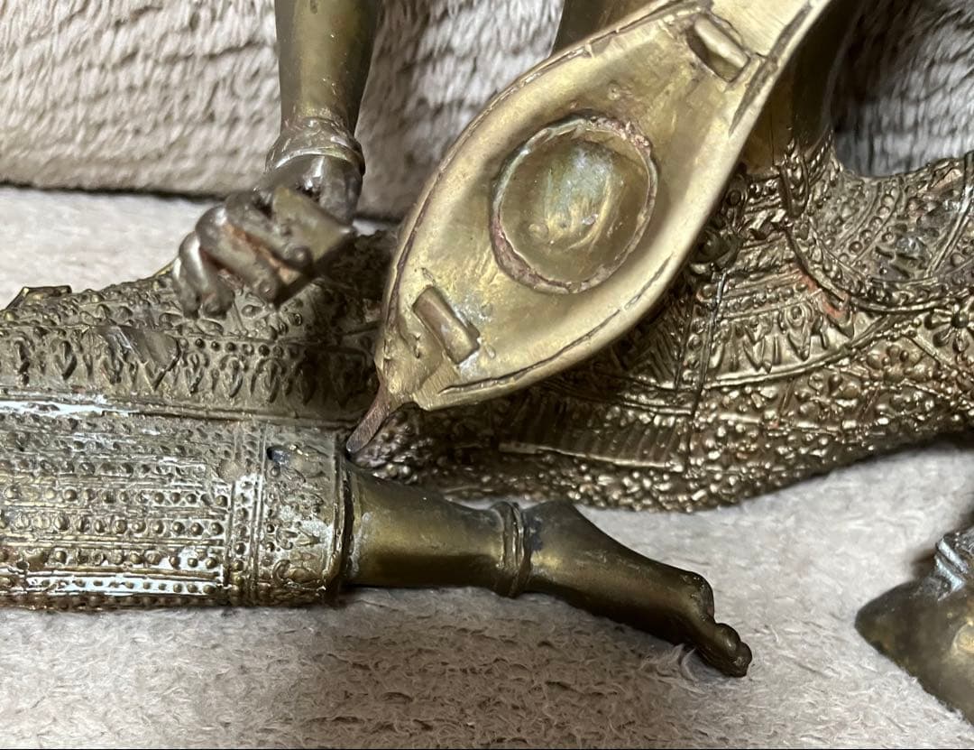 タイ仏像 Gandharva 古銅鍍金仏 ガンダルヴァ