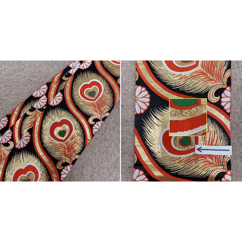 510ag23◎七五三 七歳 女児 アンティーク着物&丸帯 総柄 はまなす色◎