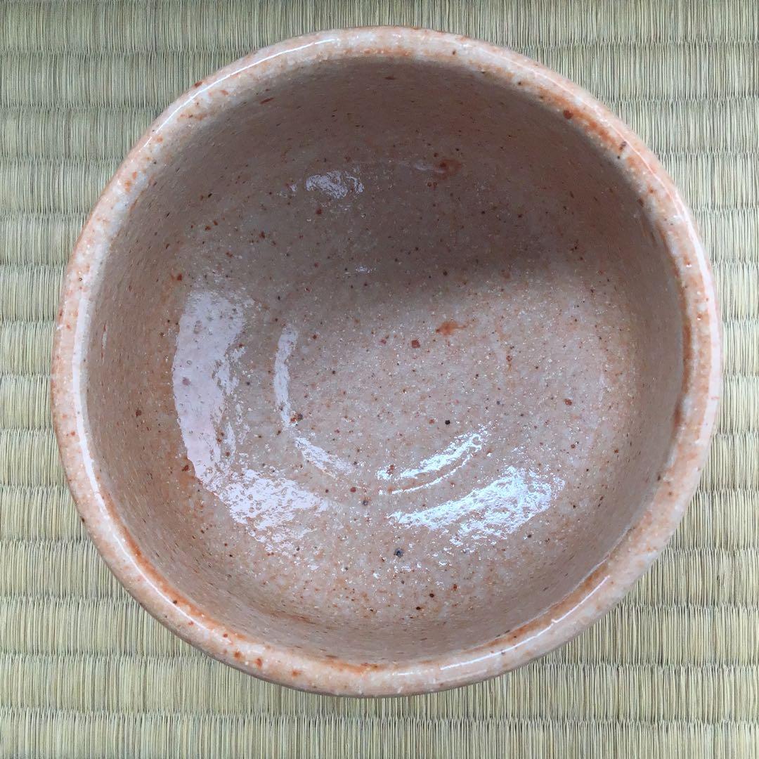 茶道具　茶碗　赤志野茶盌　欣山作　共箱　S292CW