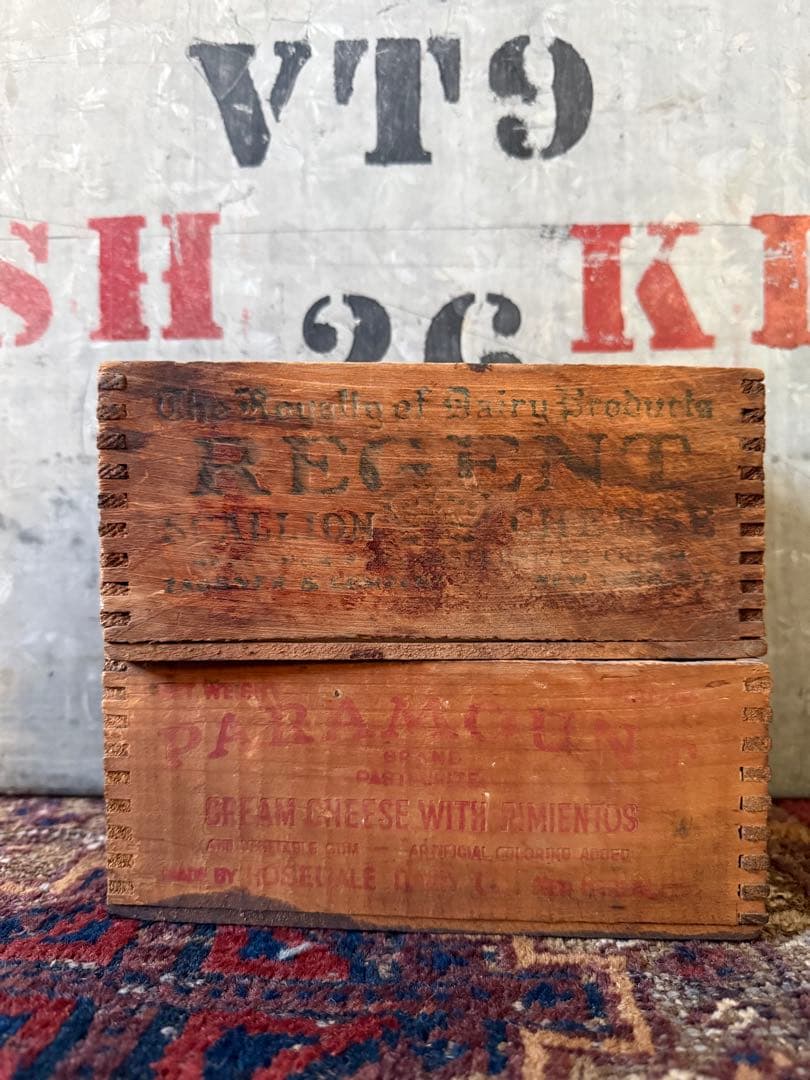 アンティーク雑貨 Vintage Cheese Box