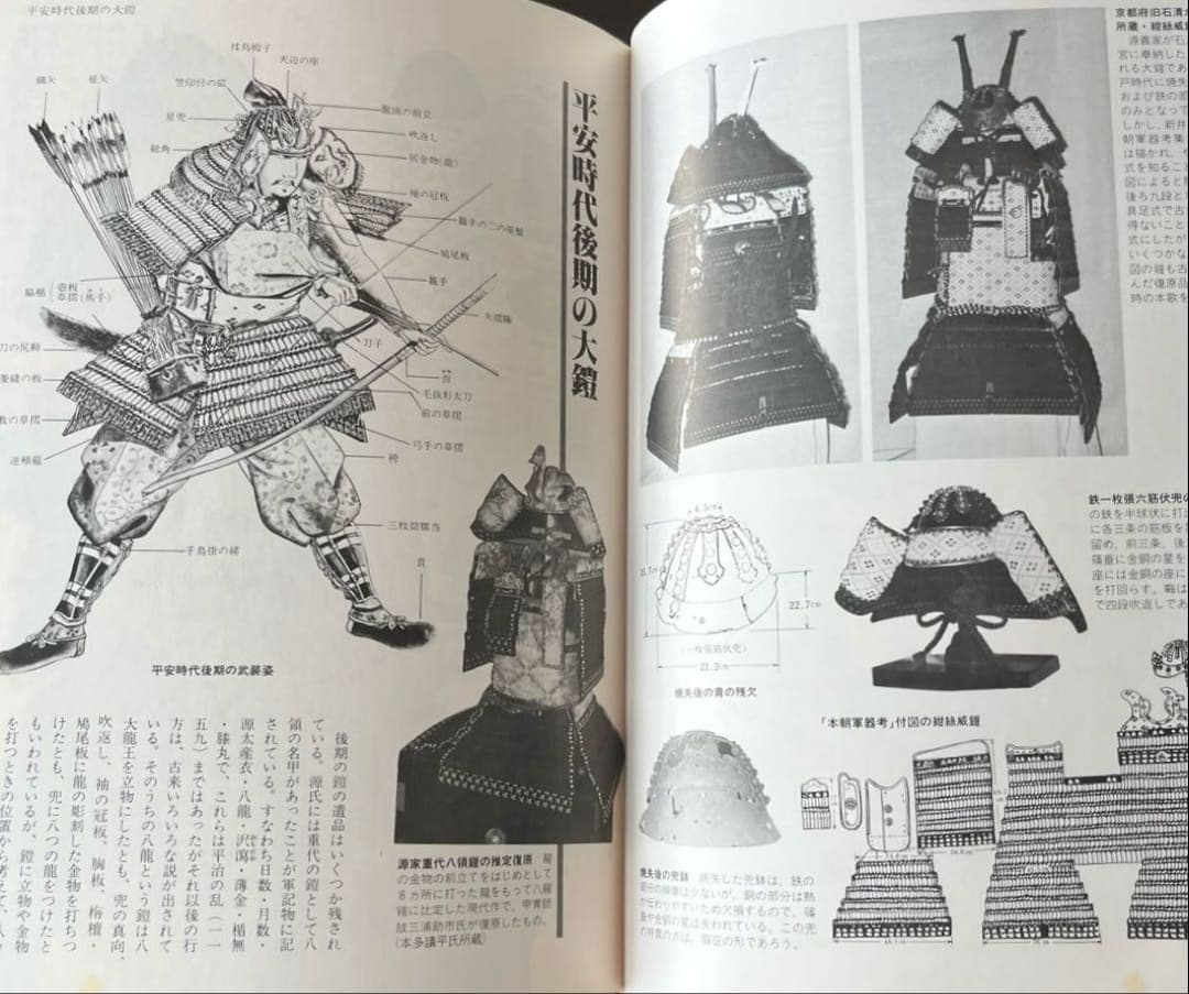 “初版本” 図録日本の甲冑 武具事典　笹間良彦　柏書房株式会社