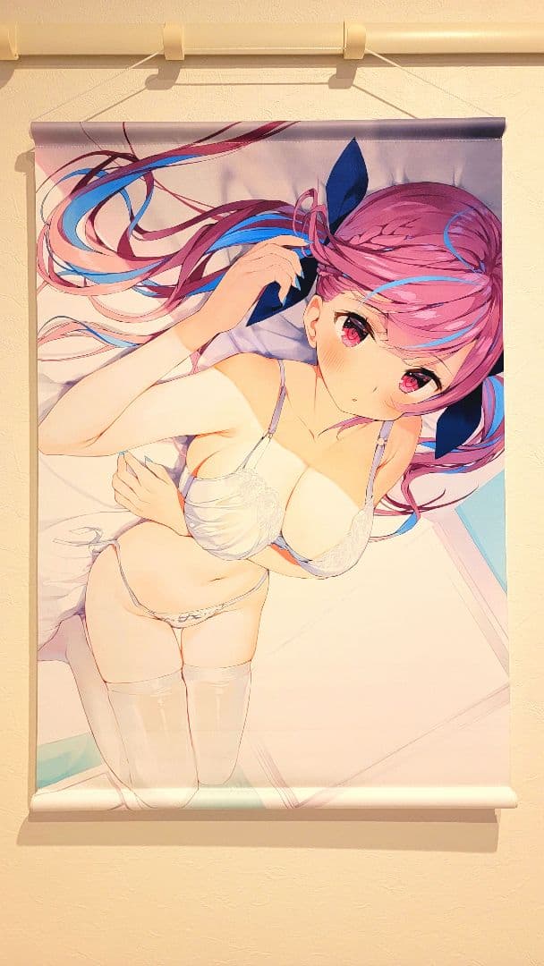 会場限定　C97　湊あくあ　レアタペストリー