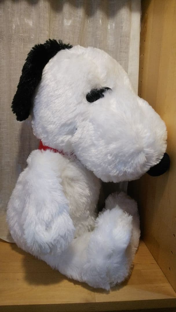 スヌーピー BIG ぬいぐるみ 白黒新品タグ付き ラウンドワン限定 非売品 景品