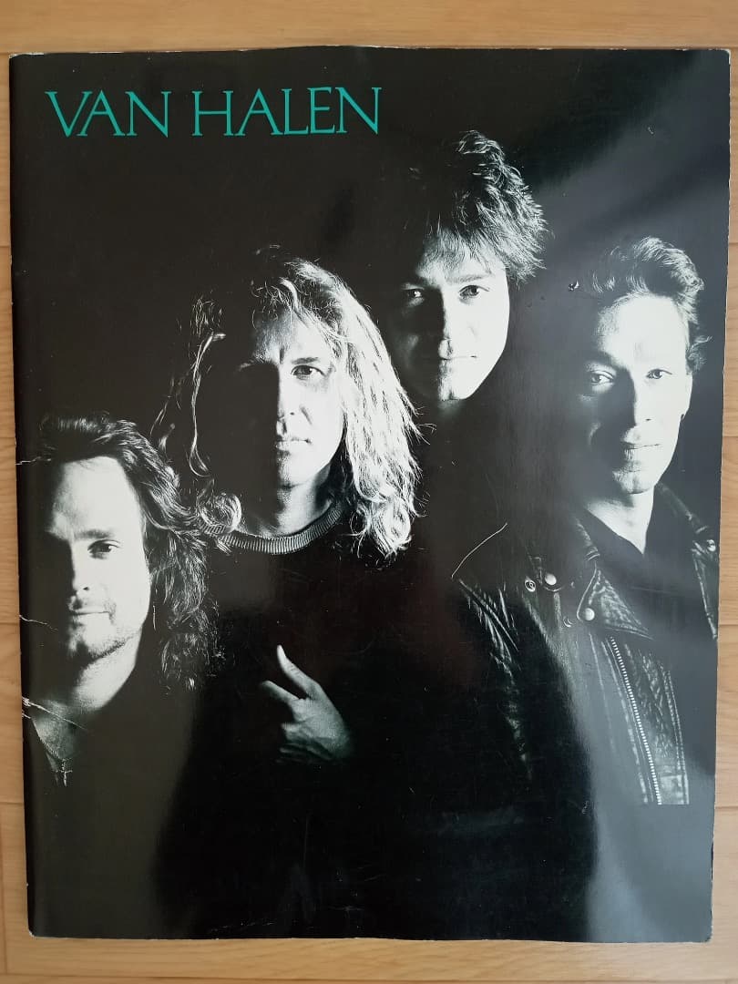 1989年 Van Halenツアープログラム+Eddyのギターピック＋半券