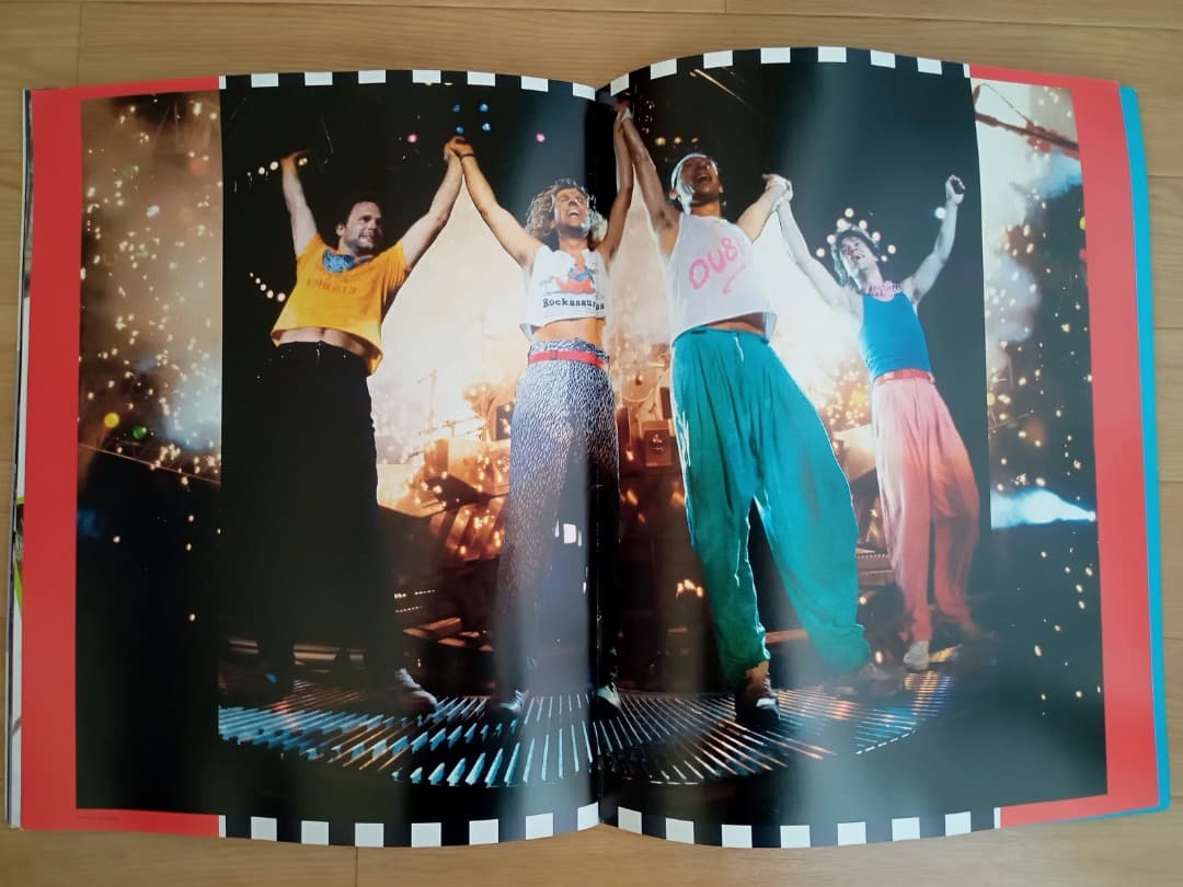 1989年 Van Halenツアープログラム+Eddyのギターピック＋半券