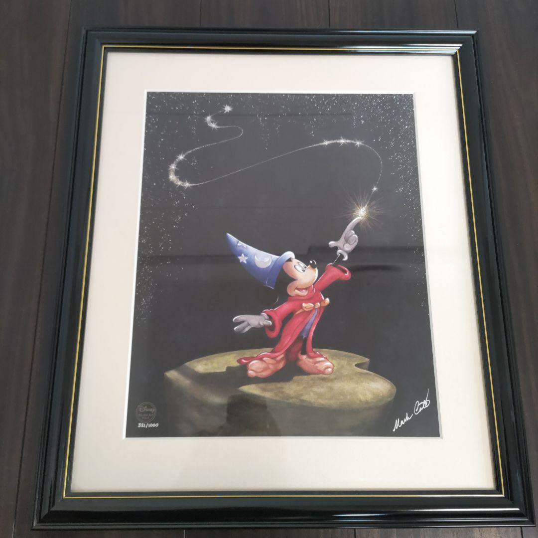 ミッキーマウス　スタジオ　アート　絵画　 限定版321/1000