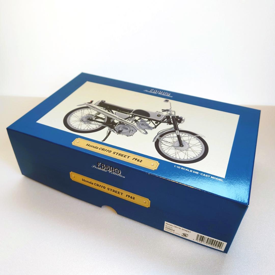 希少　EBBRO　ホンダ　CR110　ストリート　1962　バイク　精密模型